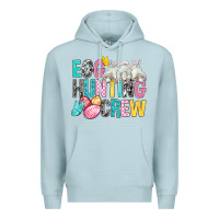 Blue Mist Egg Hunting Crew Easter Premium Hoodie - BundleAndBundleShop