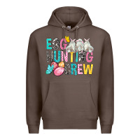Coffee Egg Hunting Crew Easter Premium Hoodie - BundleAndBundleShop