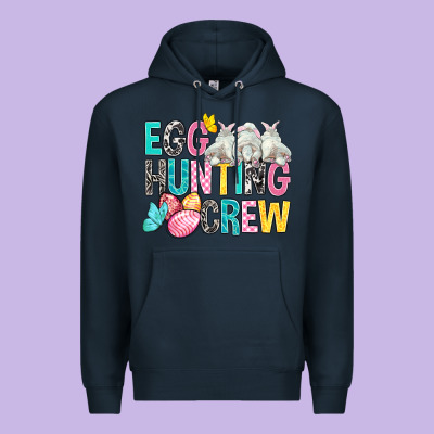 Egg Hunting Crew Easter Premium Hoodie Designed By Bundleandbundleshop