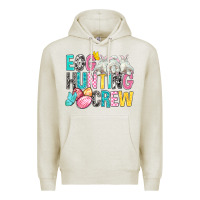 Oatmeal Heather Egg Hunting Crew Easter Premium Hoodie - BundleAndBundleShop