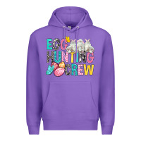 Purple Egg Hunting Crew Easter Premium Hoodie - BundleAndBundleShop
