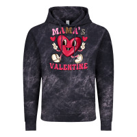 Cloud Black mamas valentine with cute heart Vintage Hoodie - texasbilliewilder