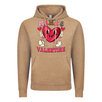 Vintage Coffee mamas valentine with cute heart Vintage Hoodie - texasbilliewilder