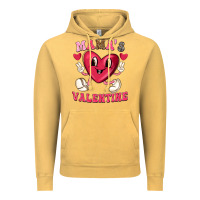 Vintage Mustard mamas valentine with cute heart Vintage Hoodie - texasbilliewilder