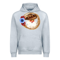 Heather Grey Cowboy Santa Urban Hoodie - Bettercallsaul