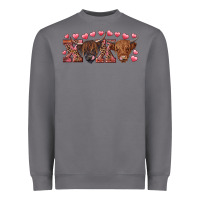 Storm xoxo highland cows Heavyweight Sweatshirt - RanaPortraitStore