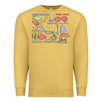 Antique Gold biliteral coordintiom Premium Sweatshirt - MaliasSmallBusiness