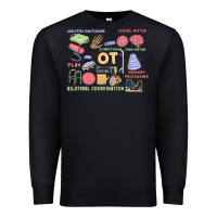 Black biliteral coordintiom Premium Sweatshirt - MaliasSmallBusiness