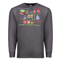 Charcoal Heather biliteral coordintiom Premium Sweatshirt - MaliasSmallBusiness