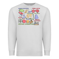 Dove Grey biliteral coordintiom Premium Sweatshirt - MaliasSmallBusiness