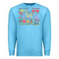Ocean Blue biliteral coordintiom Premium Sweatshirt - MaliasSmallBusiness