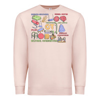 Pale Pink biliteral coordintiom Premium Sweatshirt - MaliasSmallBusiness