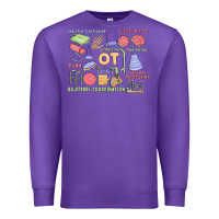 Purple biliteral coordintiom Premium Sweatshirt - MaliasSmallBusiness