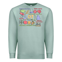 Seafoam biliteral coordintiom Premium Sweatshirt - MaliasSmallBusiness