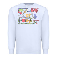 White biliteral coordintiom Premium Sweatshirt - MaliasSmallBusiness