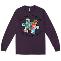 Plum what makes you different is what makes you beautif Long Sleeve Tee - JahusDesignShop
