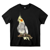 Black Cocktail Parrot Heavy Core Tee - LillyAllenDesigns