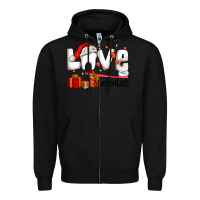 Black Christmas love  dentist Zipper Hoodie - AdoDesignShop
