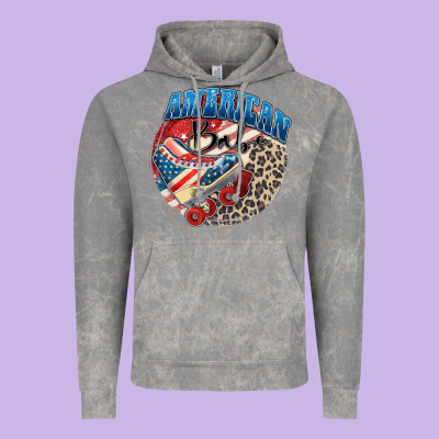 American Babe Vintage Hoodie Designed By Zillion Design Studio