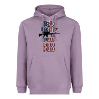 Lavender red white and pew pew pew Heavyweight Hoodie - MaliasSmallBusiness