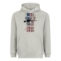 Moon Dust red white and pew pew pew Heavyweight Hoodie - MaliasSmallBusiness