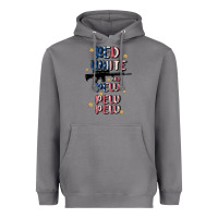 Storm red white and pew pew pew Heavyweight Hoodie - MaliasSmallBusiness