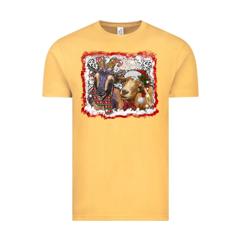 Christmas Goats Vintage Tee by RanaPortraitStore | Teevron