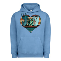 Pigment Pebble Blue Joy Christmas Urban Hoodie - Bettercallsaul