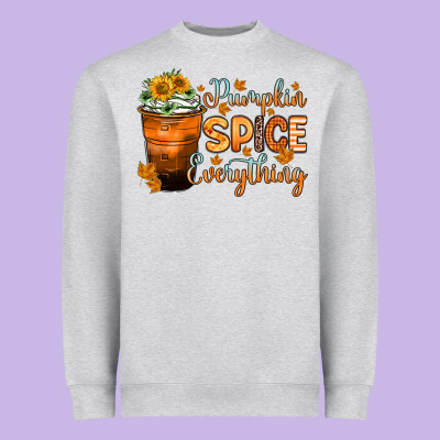Pumpkin Spice Everything Heavyweight Sweatshirt Designed By Zillion Design Studio