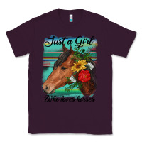 Plum just a girl who loves horseshoe Classic Tee - RanaPortraitStore