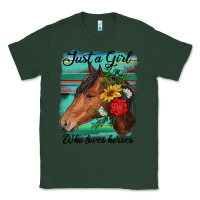 Sports Green just a girl who loves horseshoe Classic Tee - RanaPortraitStore