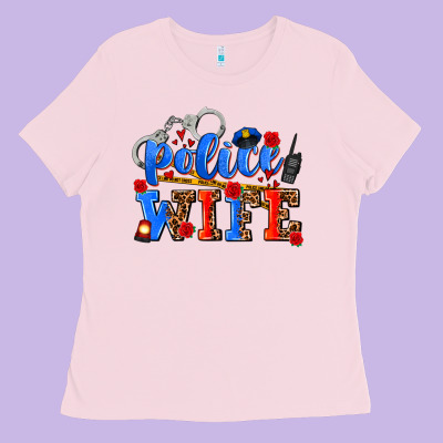 Police Wife Ladies Tee Designed By Adodesignshop