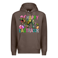Coffee Happy Eastrawr Easter Premium Hoodie - BundleAndBundleShop