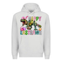 Dove Grey Happy Eastrawr Easter Premium Hoodie - BundleAndBundleShop
