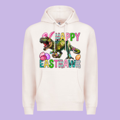 Happy Eastrawr Easter Premium Hoodie Designed By Bundleandbundleshop