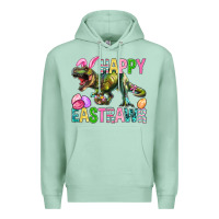 Seafoam Happy Eastrawr Easter Premium Hoodie - BundleAndBundleShop