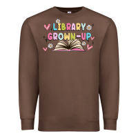 Chestnut library grown up Premium Sweatshirt - MaliasSmallBusiness