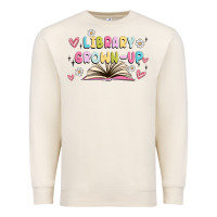Sandshell library grown up Premium Sweatshirt - MaliasSmallBusiness