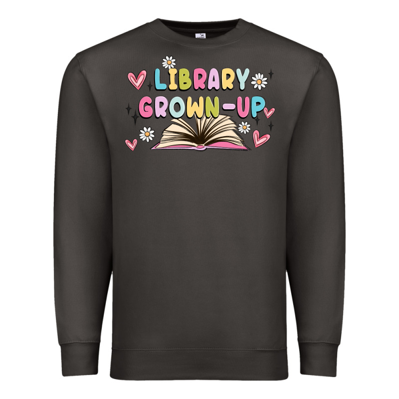 Library Grown Up Premium Sweatshirt by MaliasSmallBusiness | Teevron