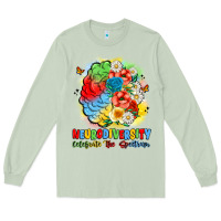Matcha neurodiversity celebrate the spectrum Long Sleeve Tee - JahusDesignShop