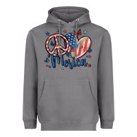 Storm peace love 'merica Heavyweight Hoodie - MaliasSmallBusiness