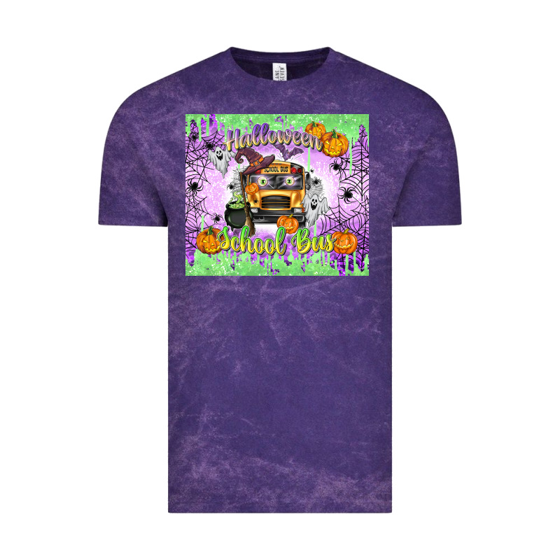 Halloween School Bus Vintage Tee by texasbilliewilder | Teevron