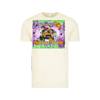 Vintage Arctic Halloween School Bus Vintage Tee - texasbilliewilder
