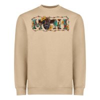 Mushroom western mini black highland calf Heavyweight Sweatshirt - RanaPortraitStore