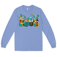Colony Blue gemstone coffee cups Long Sleeve Tee - AdoDesignShop