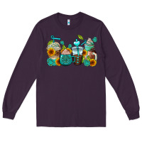 Plum gemstone coffee cups Long Sleeve Tee - AdoDesignShop