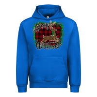Cobalt Merry Christmas Deer Urban Hoodie - Bettercallsaul