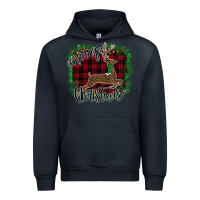 Navy Merry Christmas Deer Urban Hoodie - Bettercallsaul