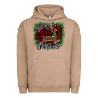 Pigment Burro Merry Christmas Deer Urban Hoodie - Bettercallsaul