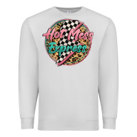 Dove Grey hot mess express Premium Sweatshirt - MaliasSmallBusiness